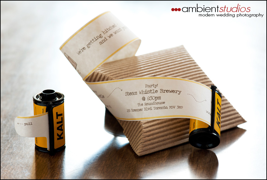 Ambient Studios, Photographer Invitations By Larissa & Trevor